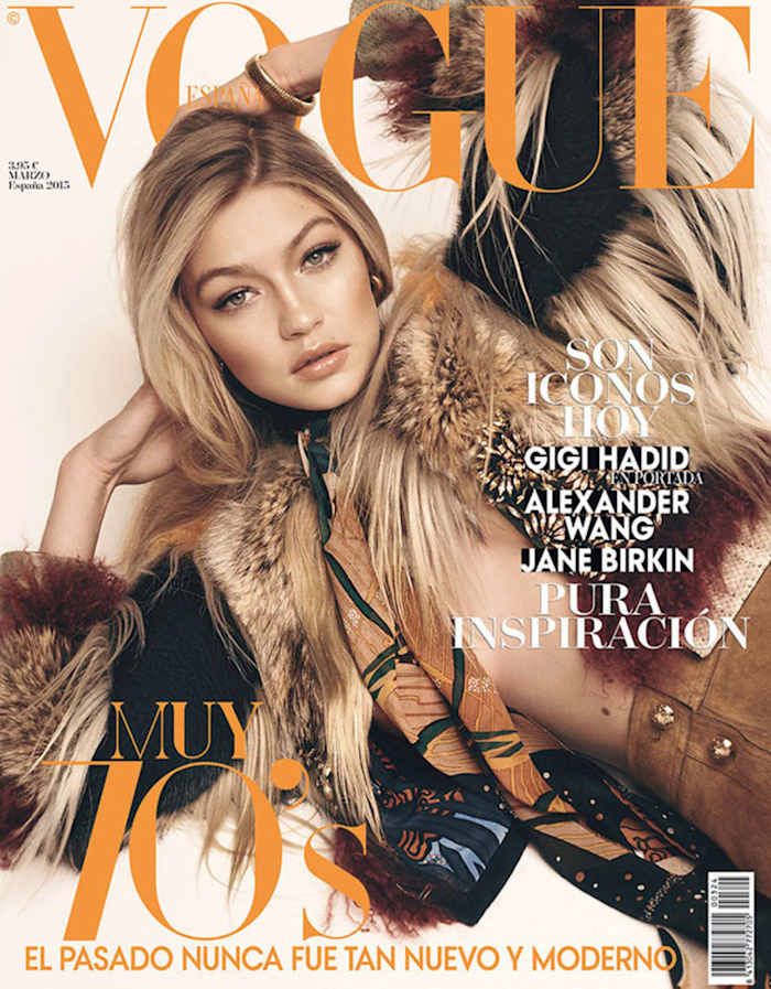 Gigi Hadid for Vogue España, March 2015